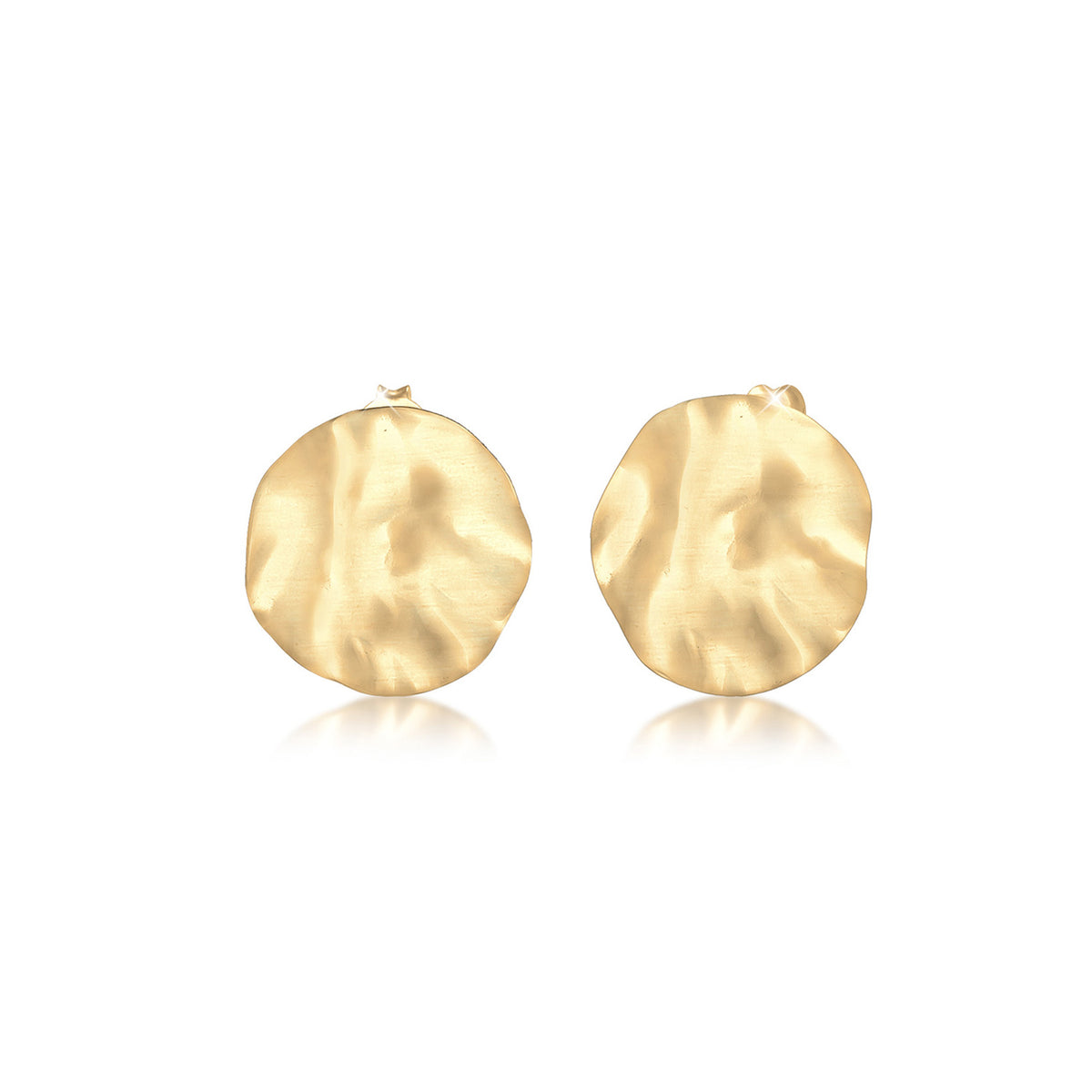 Gold - Elli | Ohrstecker Geo | 925 Sterling Silber vergoldet