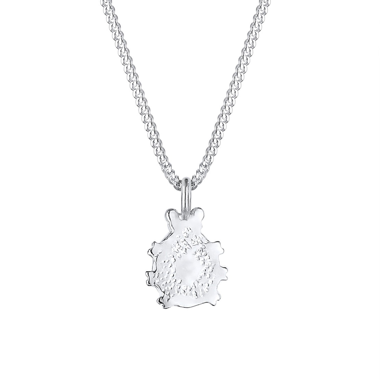 Silber - Elli | Halskette Marienkäfer | Kristall (Rot) | 925er Sterling Silber