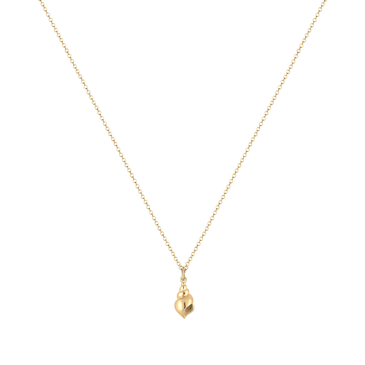 Gold - Elli | Halskette Muschel | 925 Sterling Silber vergoldet