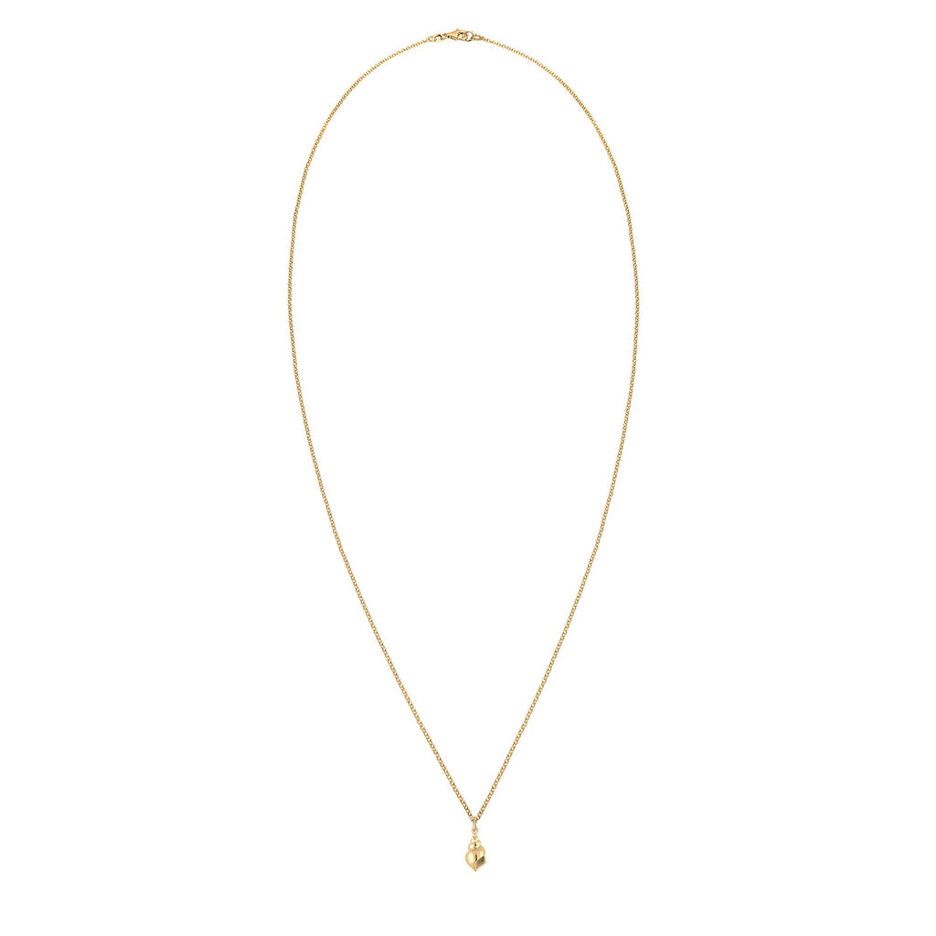 Gold - Elli | Halskette Muschel | 925 Sterling Silber vergoldet