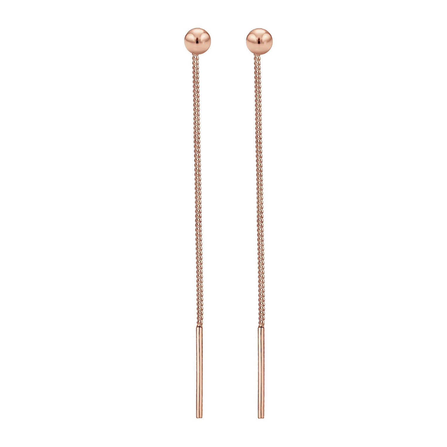Roségold - Elli | Ohrhänger Ear Chain | 925 Sterling Silber Rosegold