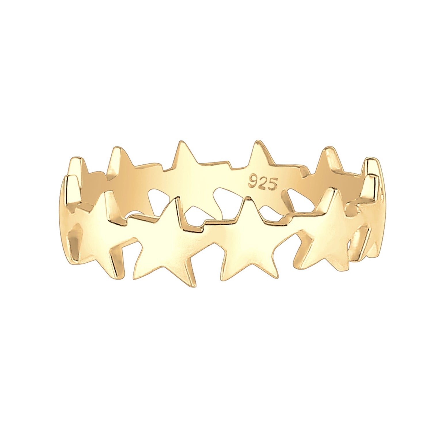 Gold - Elli | Ring Astro | 925 Sterling Silber vergoldet