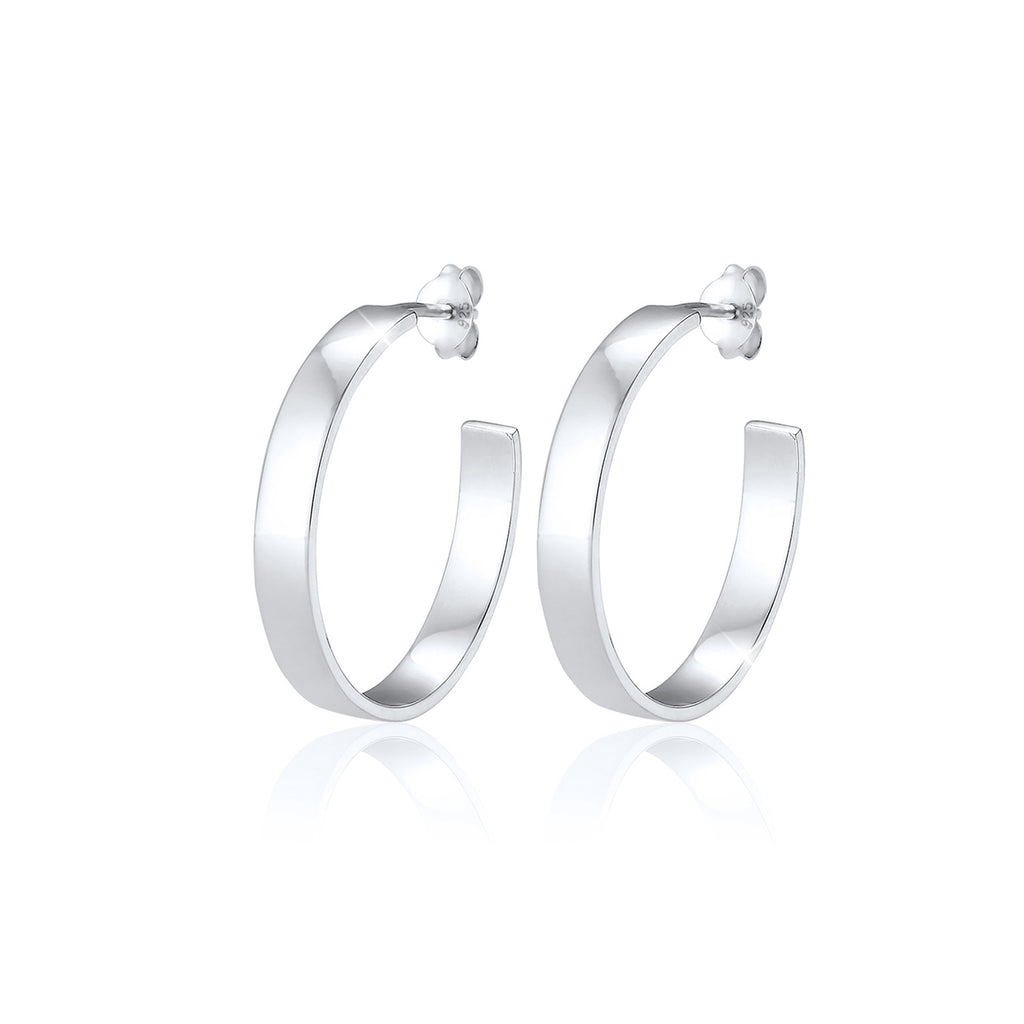 Silber - Elli | Creole | 925er Sterling Silber
