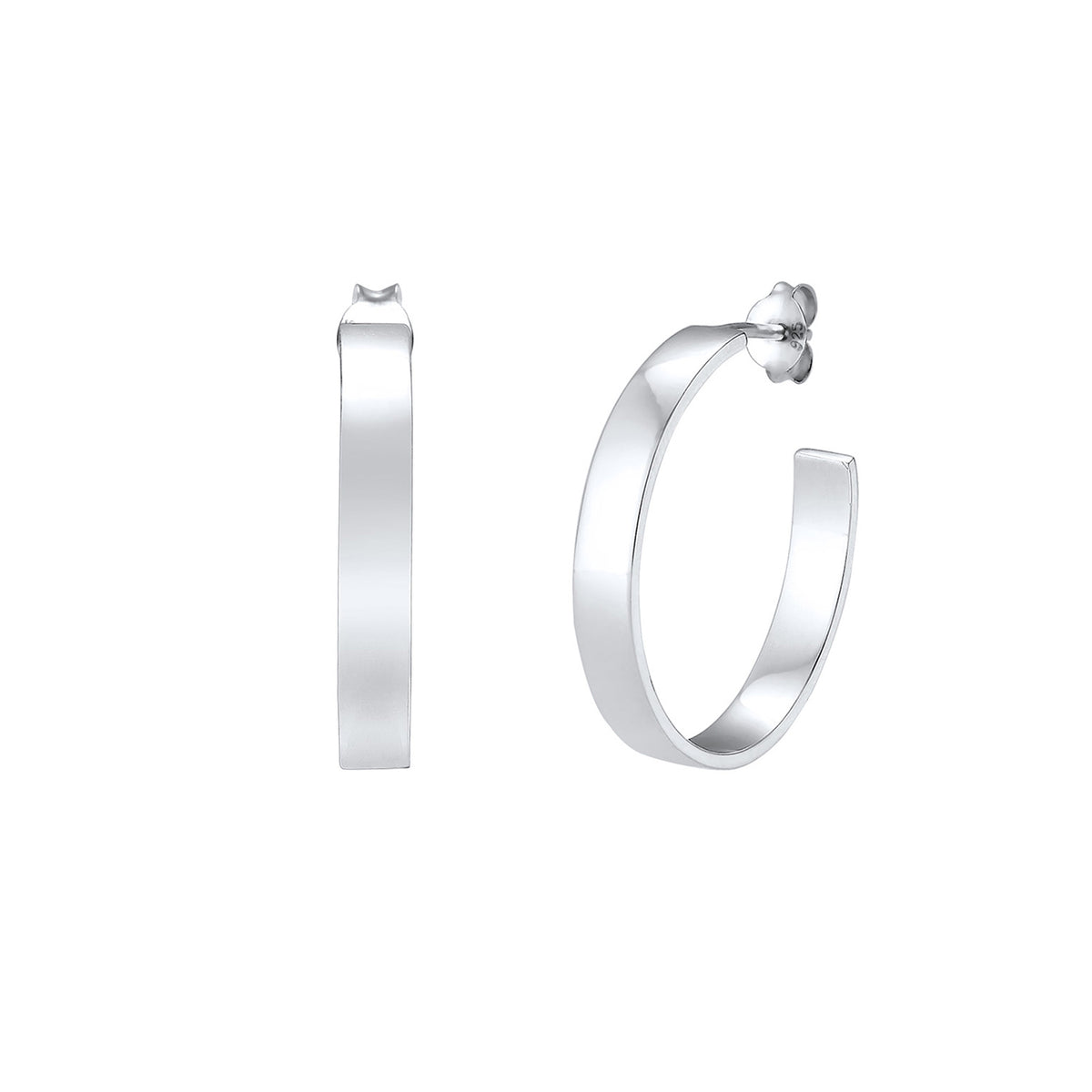Silber - Elli | Creole | 925er Sterling Silber