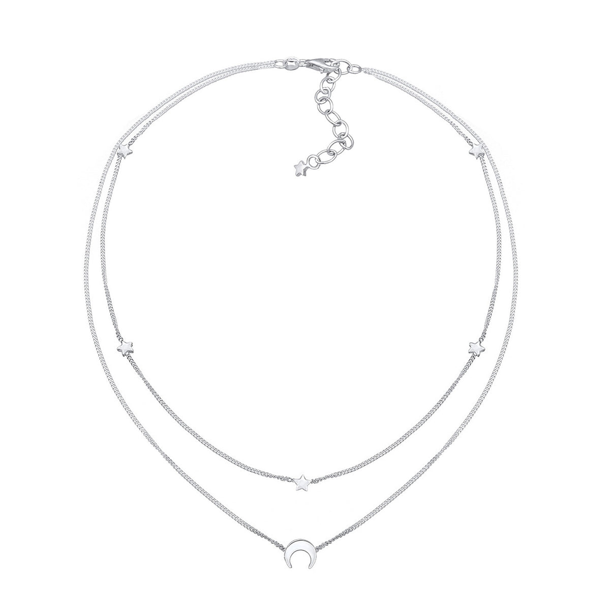 Silber - Elli | Layer-Choker Astro | 925er Sterling Silber