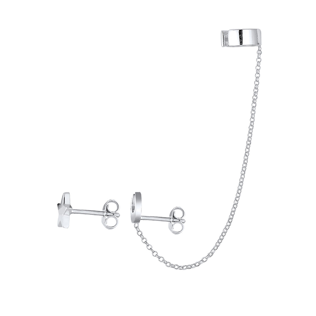 Silber - Elli | Earcuff Astro | 925er Sterling Silber