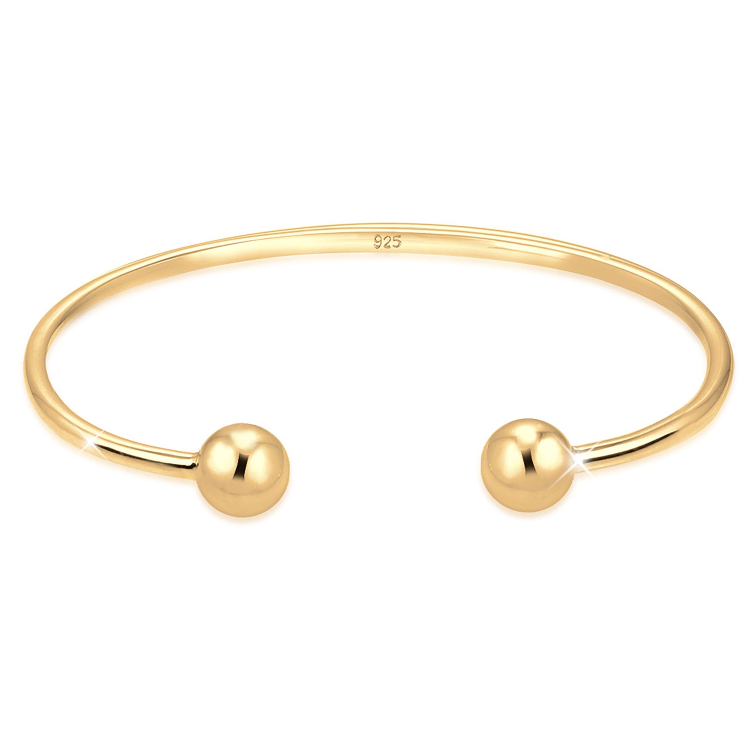 Gold - Elli | Armreif | 925 Sterling Silber vergoldet