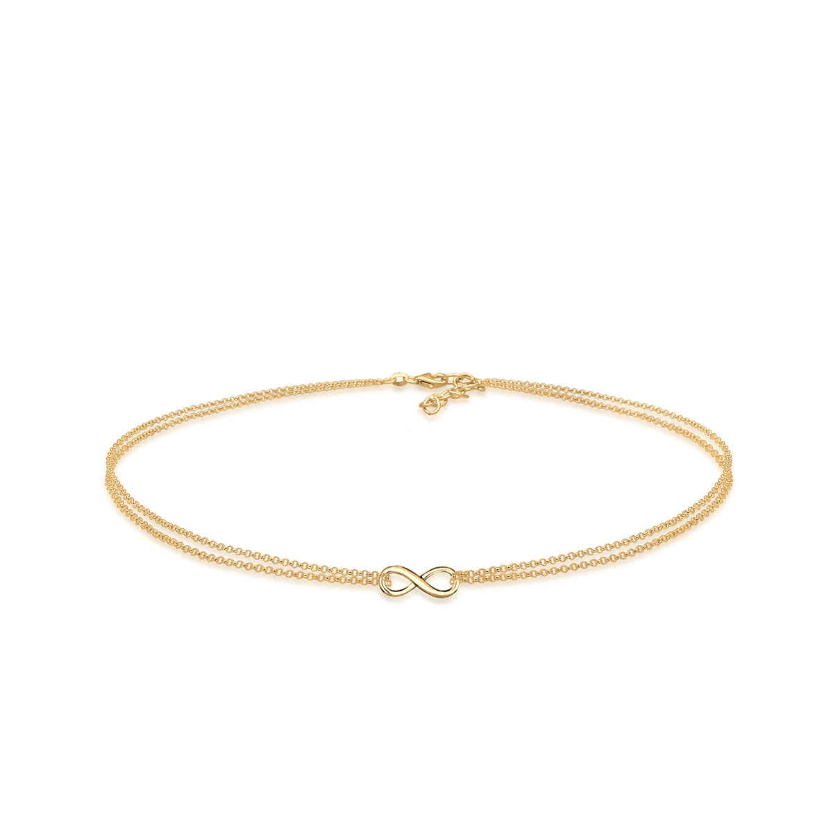 Gold - Elli | Choker Infinity | 925 Sterling Silber vergoldet