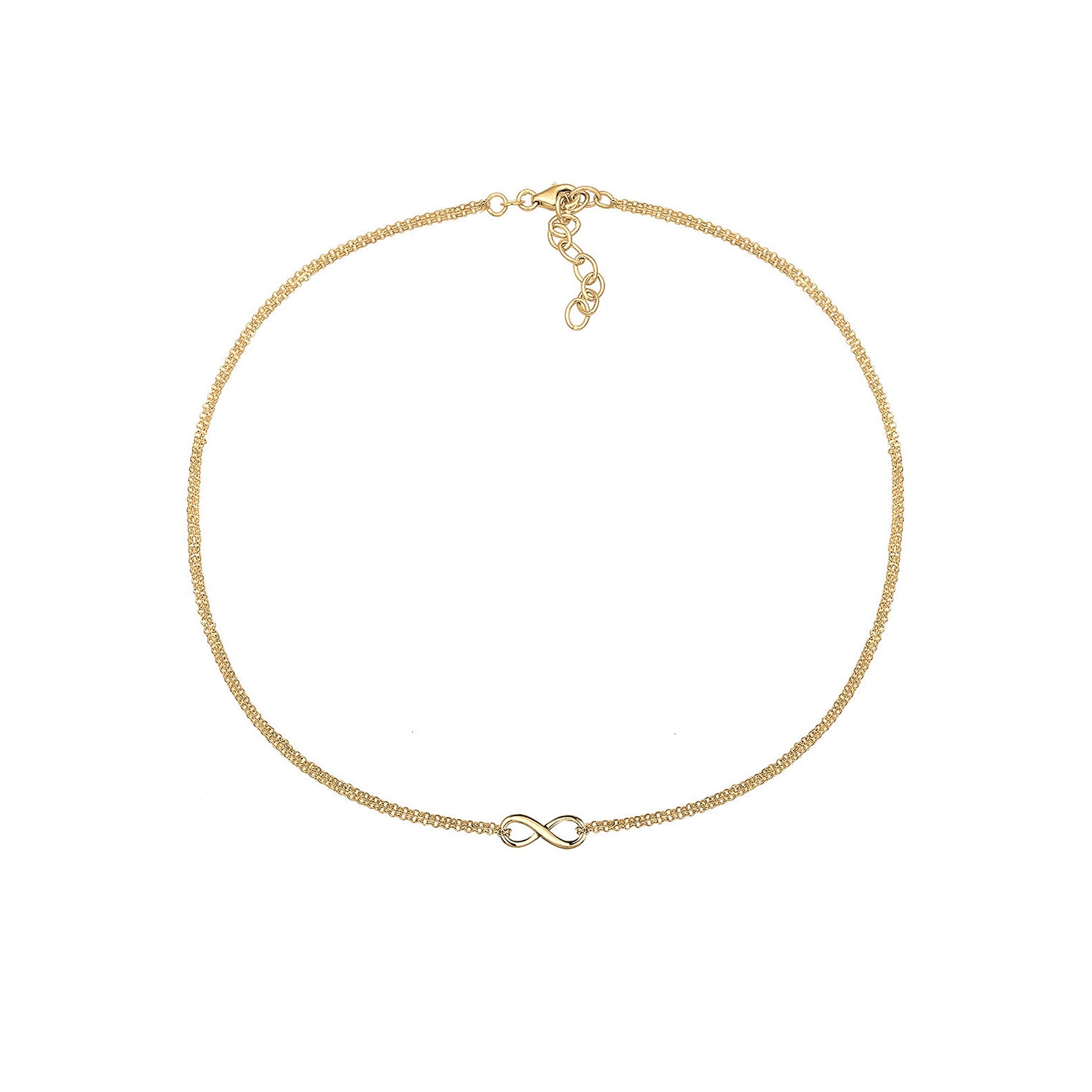 Gold - Elli | Choker Infinity | 925 Sterling Silber vergoldet