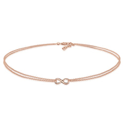 Roségold - Elli | Choker Infinity | 925 Sterling Silber Rosegold