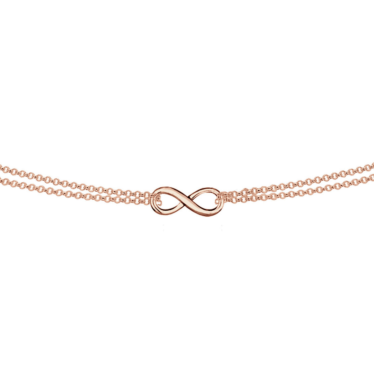 Roségold - Elli | Choker Infinity | 925 Sterling Silber Rosegold