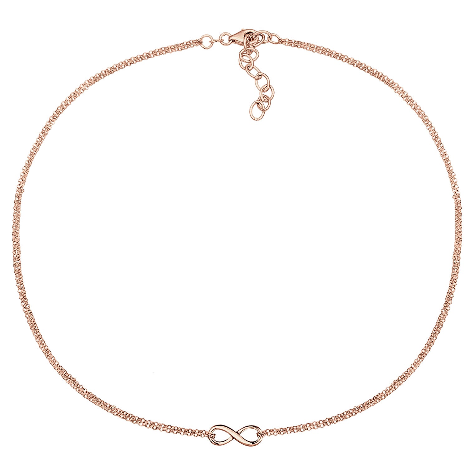 Roségold - Elli | Choker Infinity | 925 Sterling Silber Rosegold