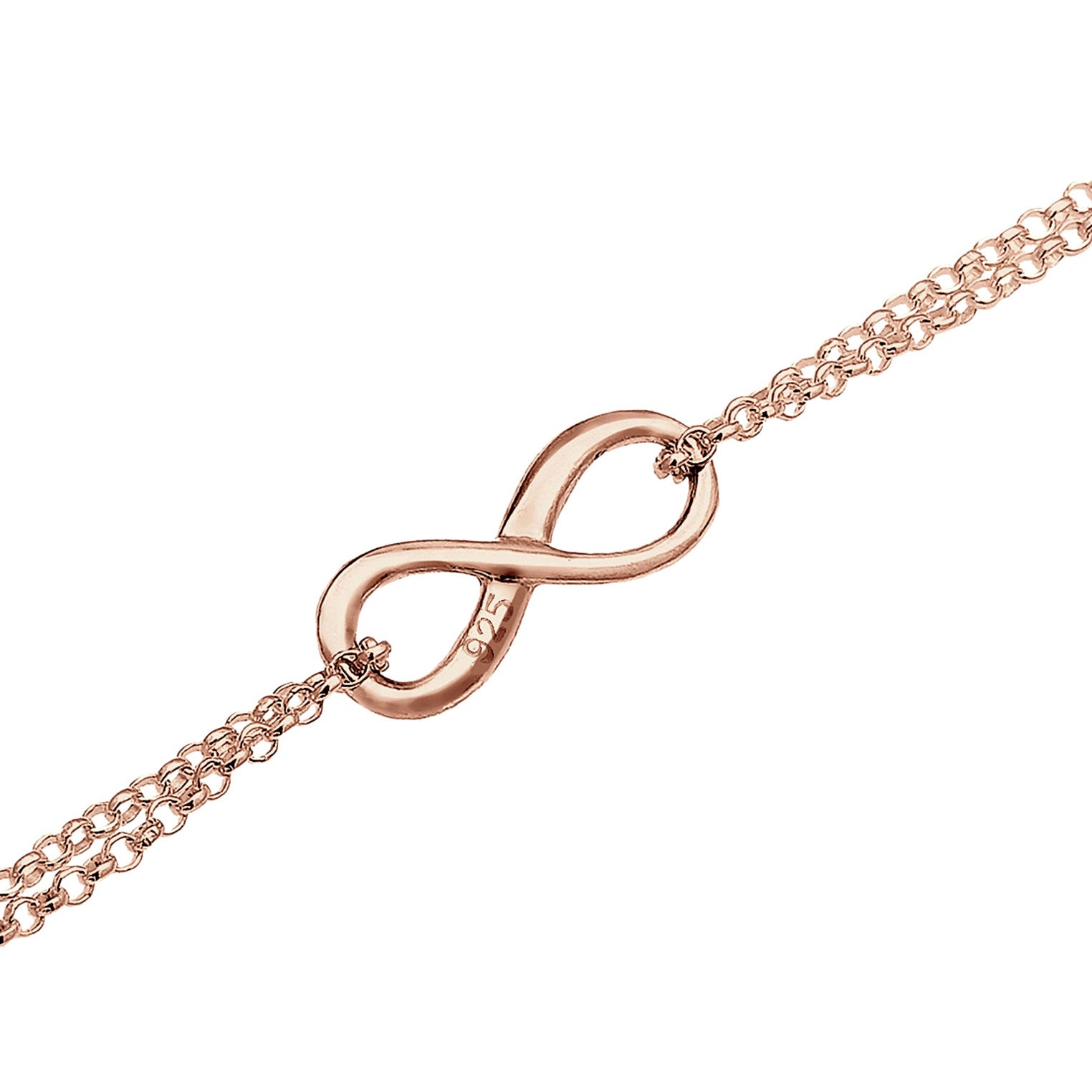 Roségold - Elli | Choker Infinity | 925 Sterling Silber Rosegold