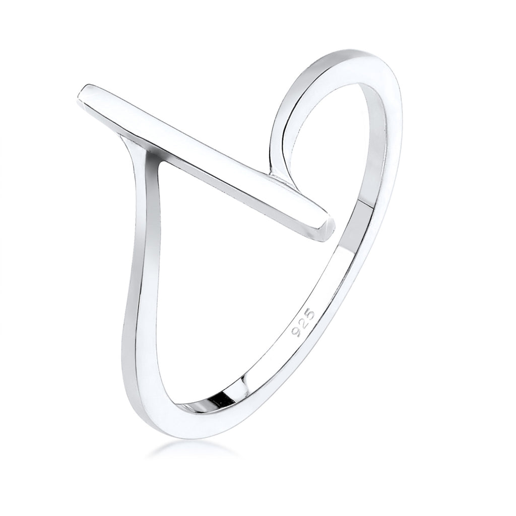 Silber - Elli | Ring Geo | 925er Sterling Silber