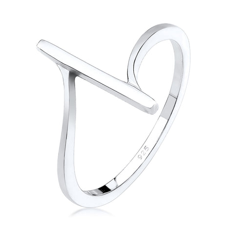 Silber - Elli | Ring Geo | 925er Sterling Silber
