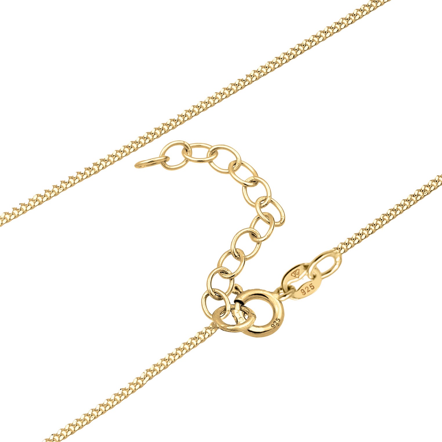 Gold - Elli | Choker | Mondstein (Weiß) | 925 Sterling Silber vergoldet