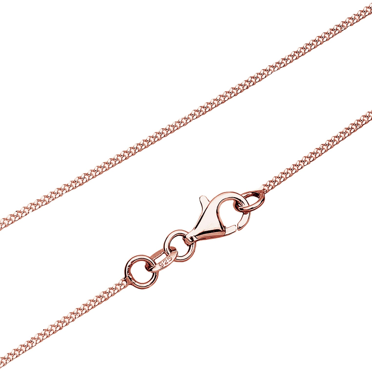 Roségold - Elli | Halskette Infinity | Süßwasserperle, Kristall (Weiß) | 925 Sterling Silber Rosegold