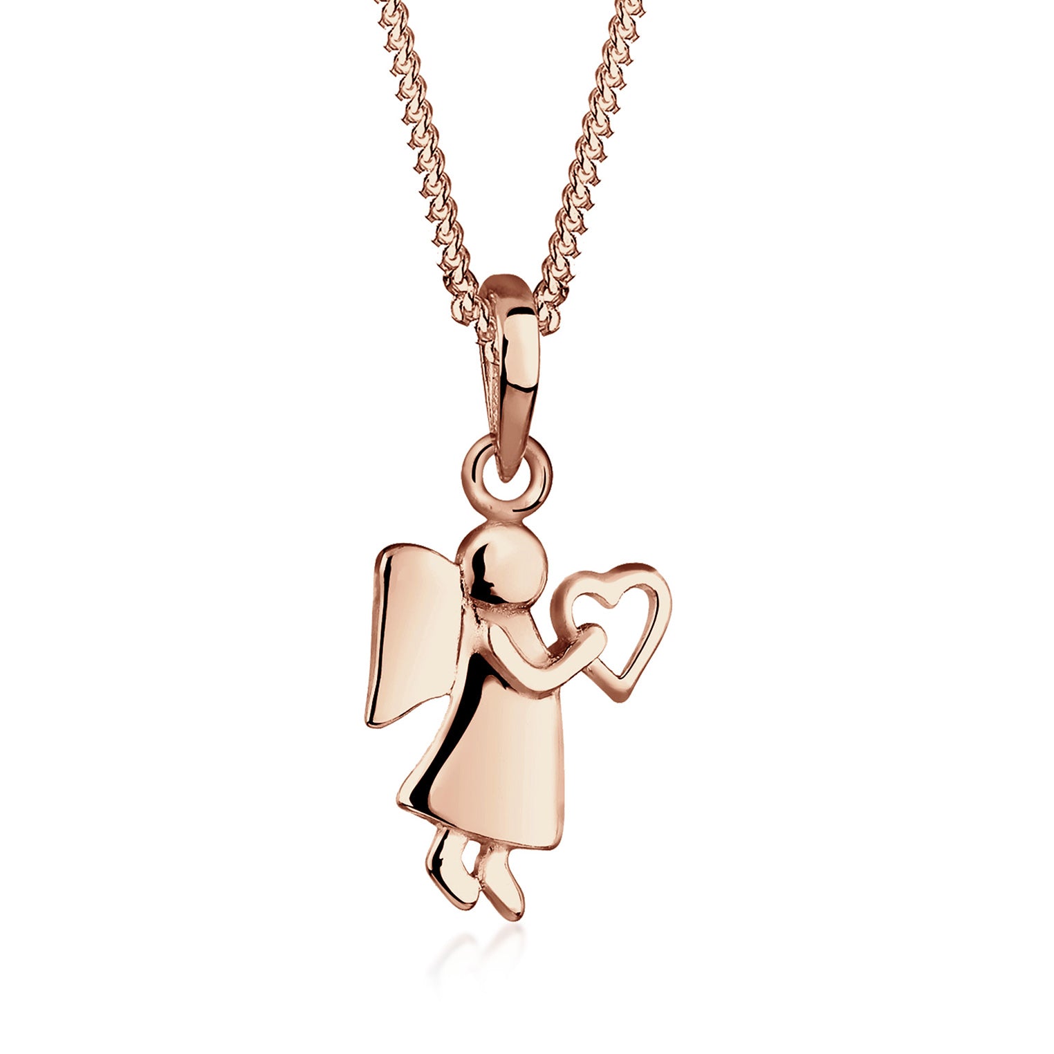 Roségold - Elli | Halskette Engel | 925 Sterling Silber Rosegold