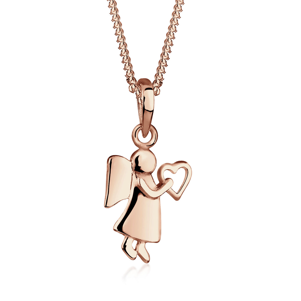 Roségold - Elli | Halskette Engel | 925 Sterling Silber Rosegold