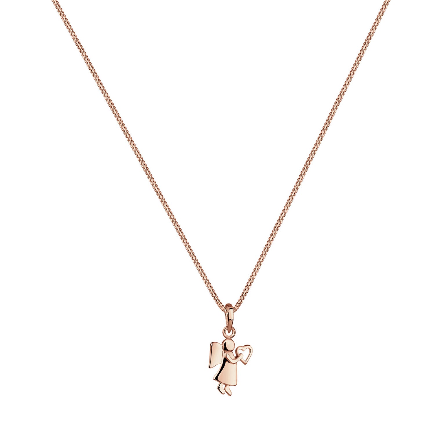 Roségold - Elli | Halskette Engel | 925 Sterling Silber Rosegold