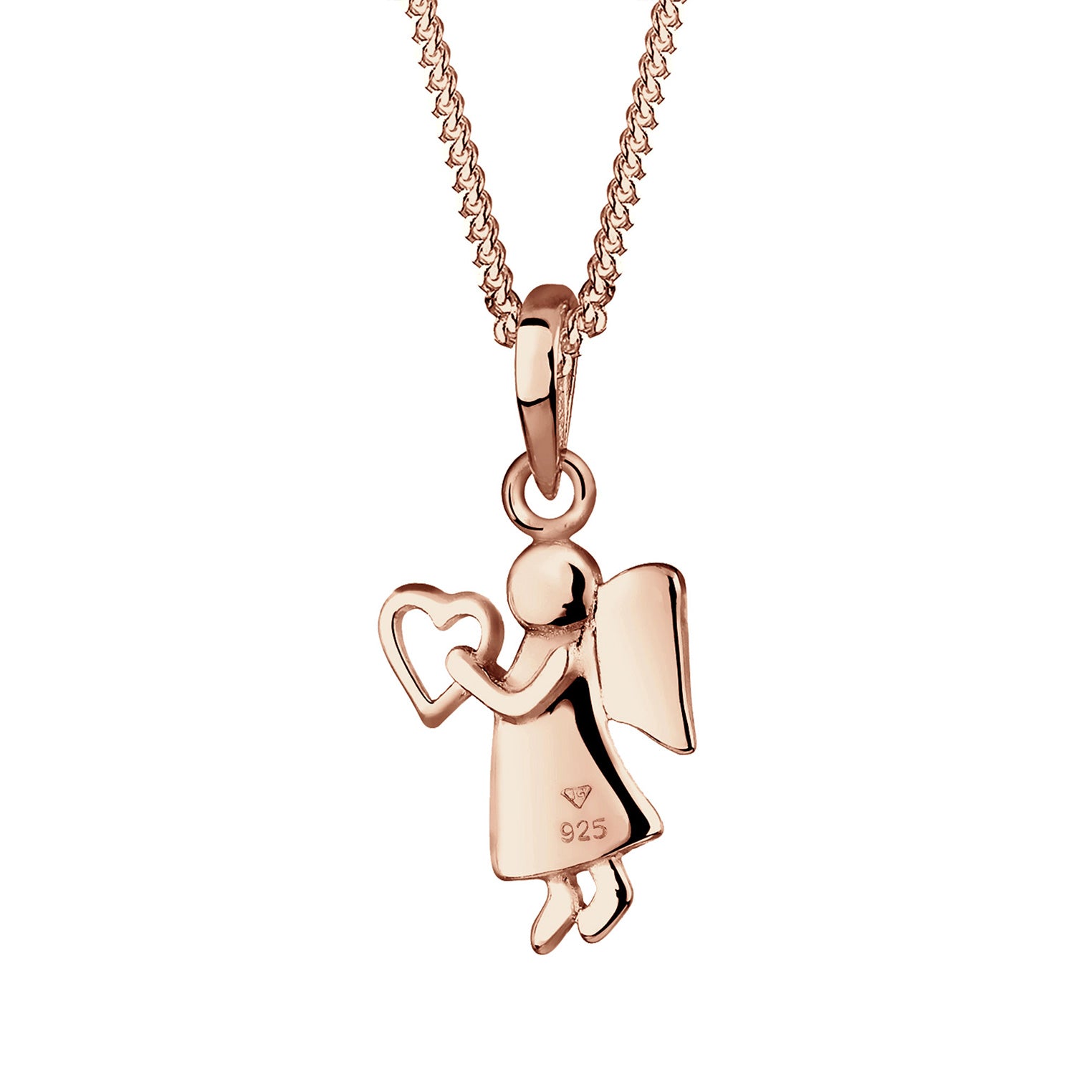 Roségold - Elli | Halskette Engel | 925 Sterling Silber Rosegold