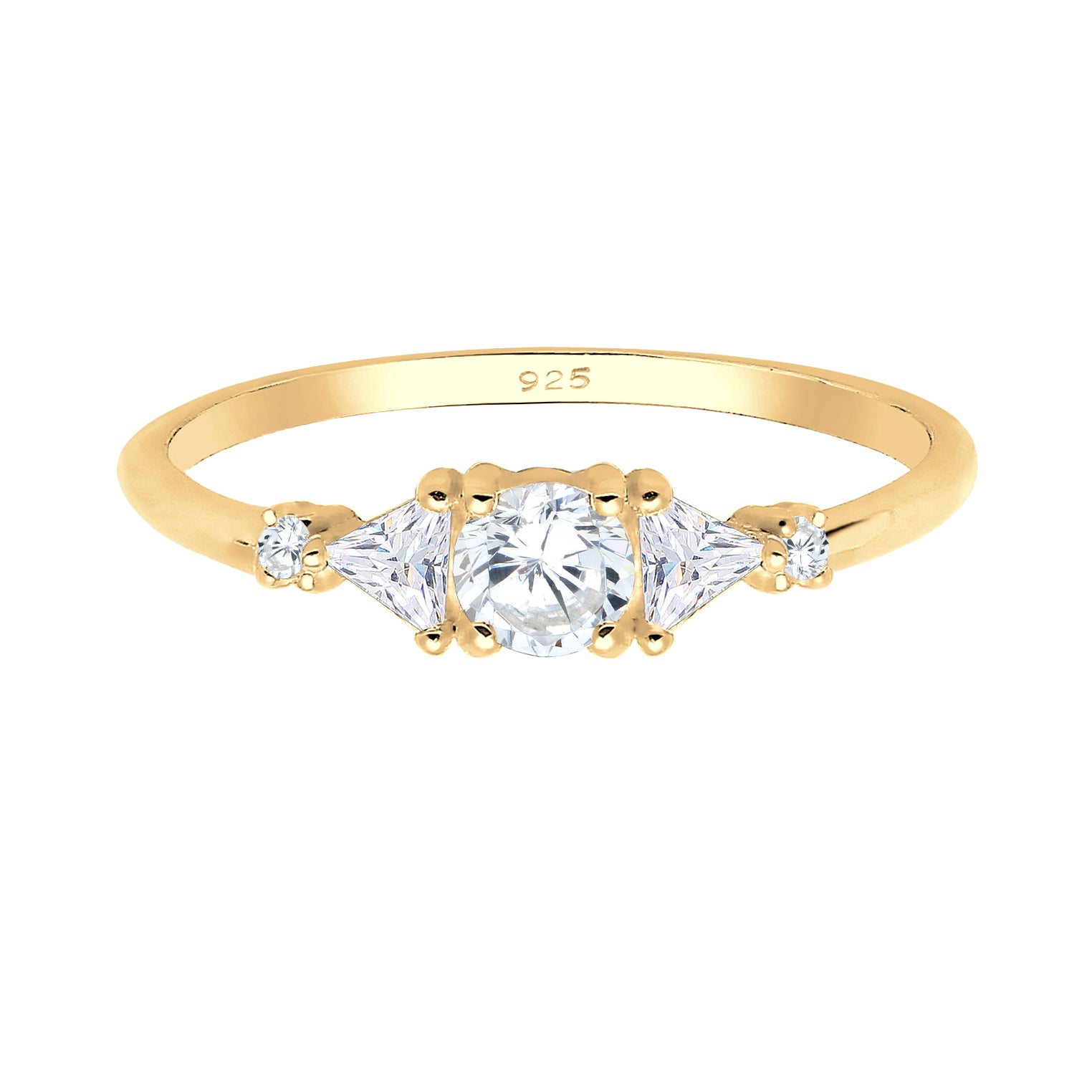 engagement ring | Zirconia ( White ) – Elli Jewelry | Silberringe