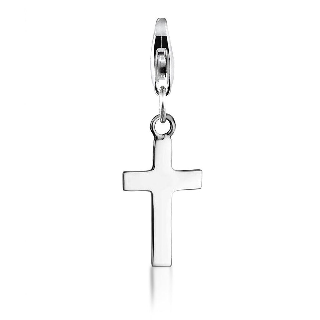 Silber - Nenalina | Charm Kreuz | 925er Sterling Silber