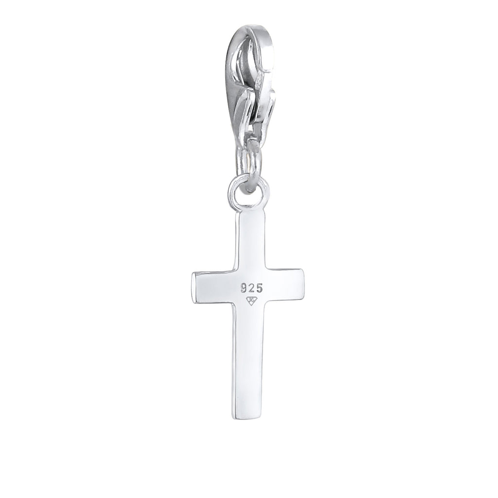 Silber - Nenalina | Charm Kreuz | 925er Sterling Silber