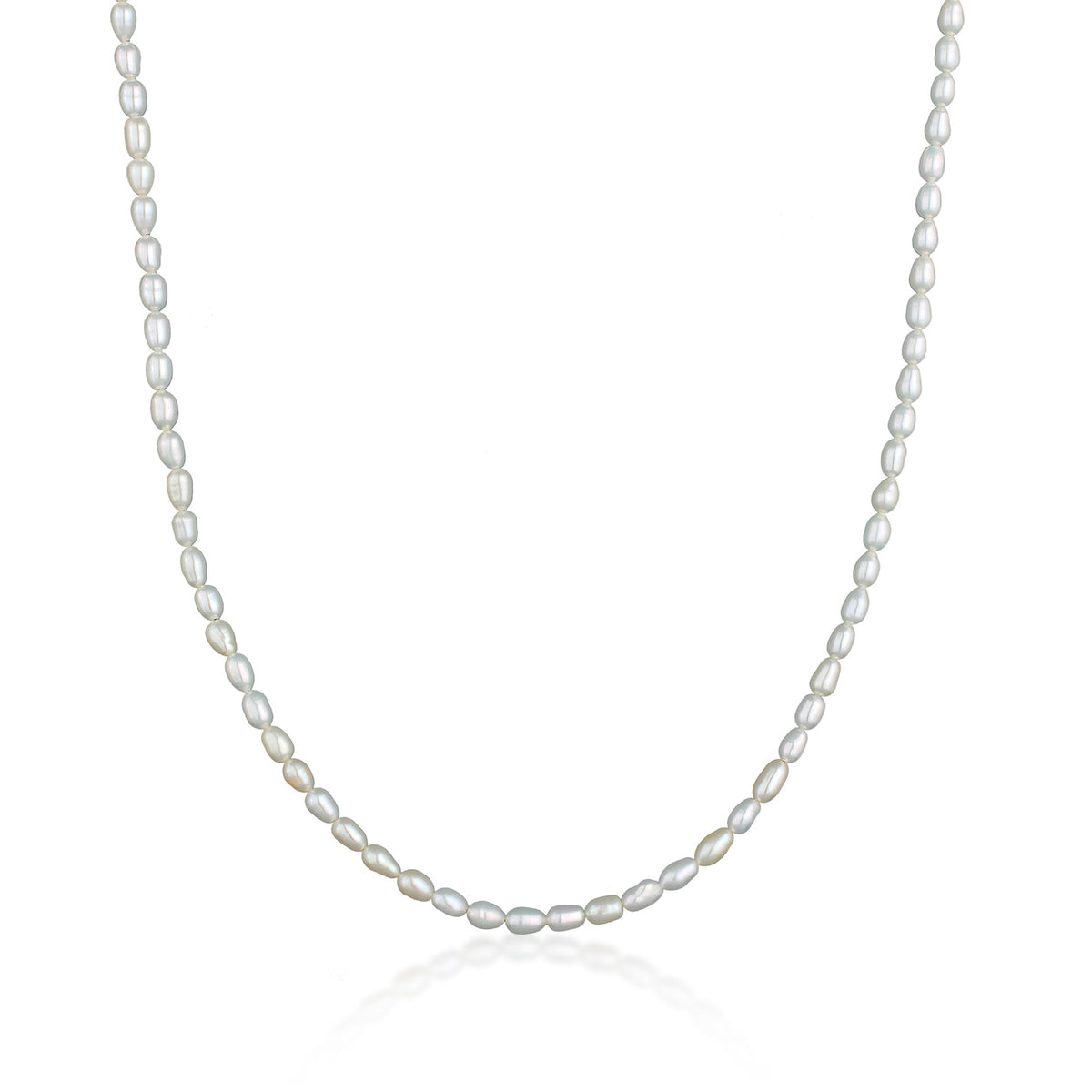 Silber - Nenalina | Halskette | Süßwasserperle | 925er Sterling Silber