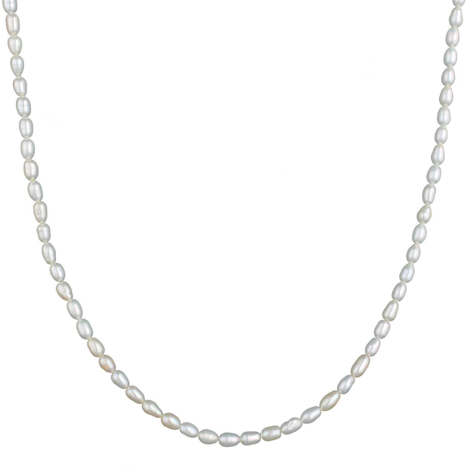 Silber - Nenalina | Halskette | Süßwasserperle | 925er Sterling Silber
