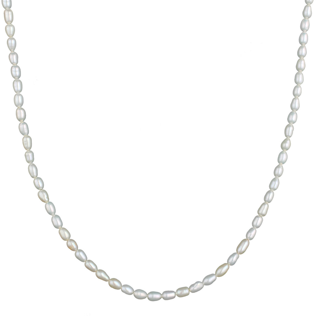 Silber - Nenalina | Halskette | Süßwasserperle | 925er Sterling Silber
