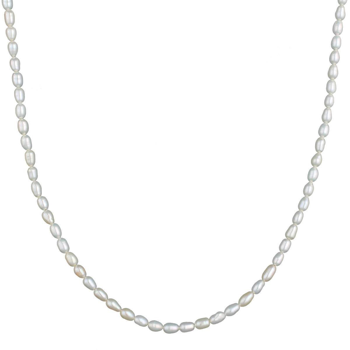 Silber - Nenalina | Halskette | Süßwasserperle | 925er Sterling Silber