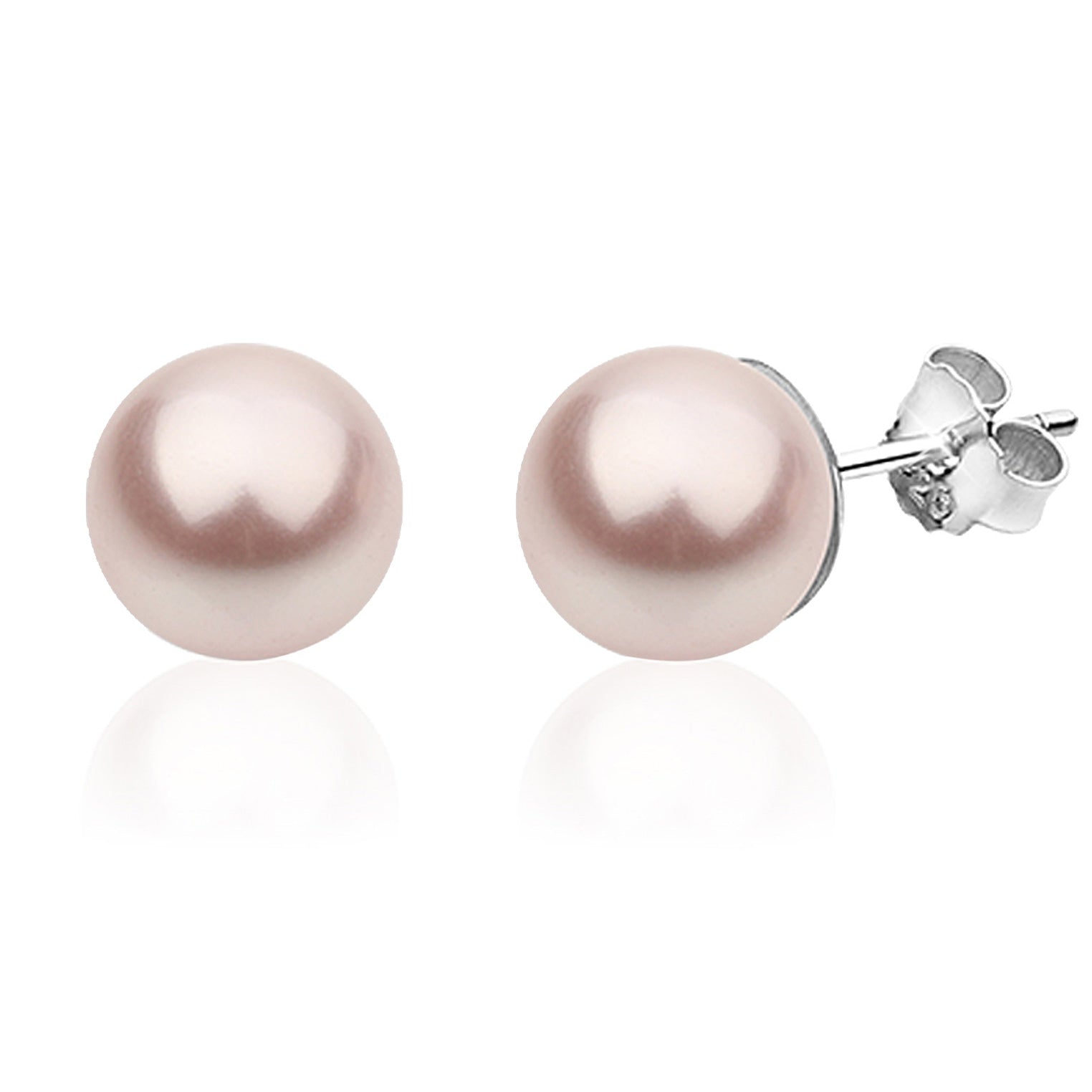 Rosa - Nenalina | Ohrstecker | Perle | 925er Sterling Silber