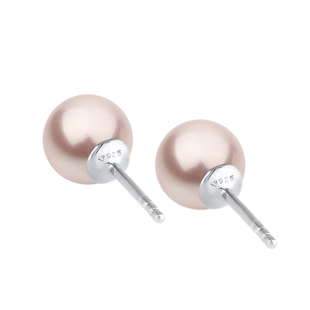 Rosa - Nenalina | Ohrstecker | Perle | 925er Sterling Silber