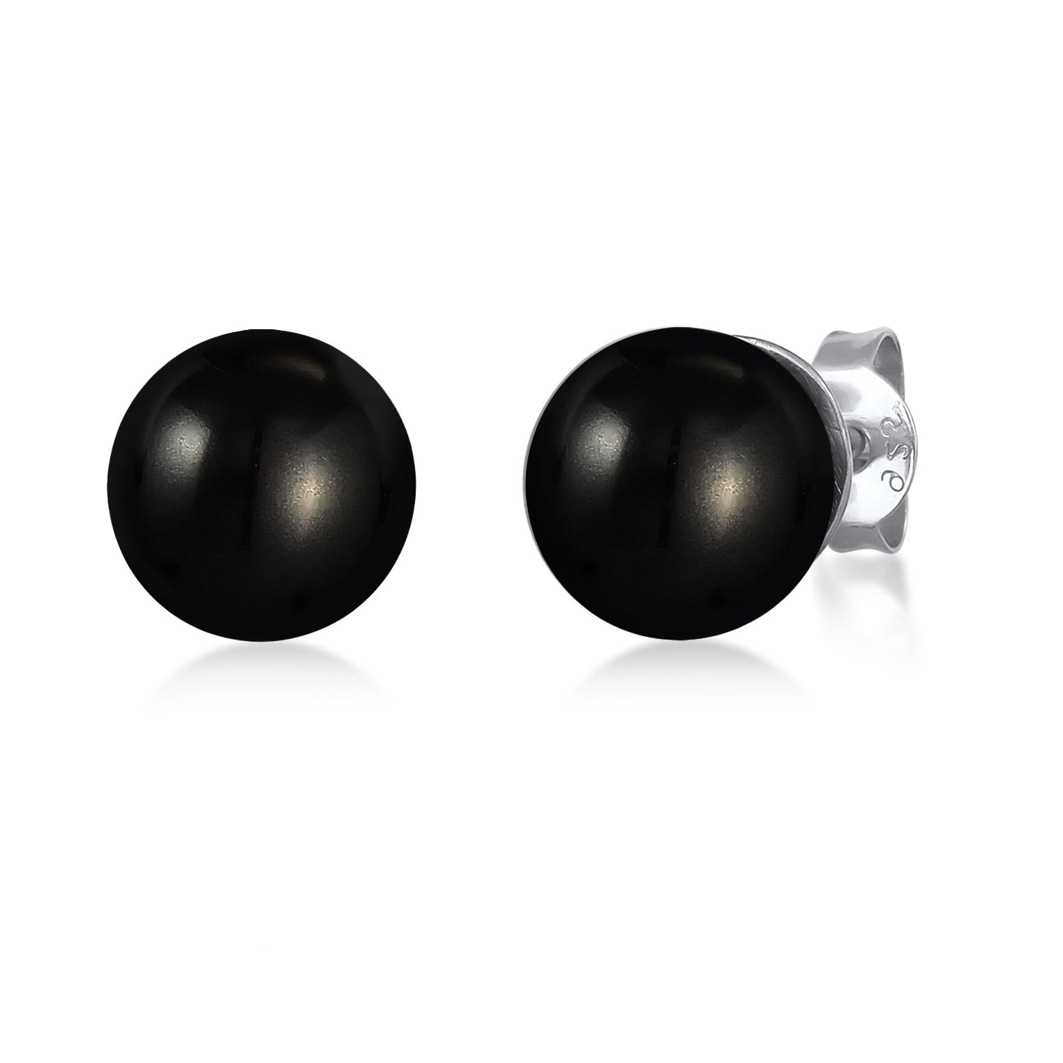 Silber - Nenalina | Ohrstecker | Perle | 925er Sterling Silber