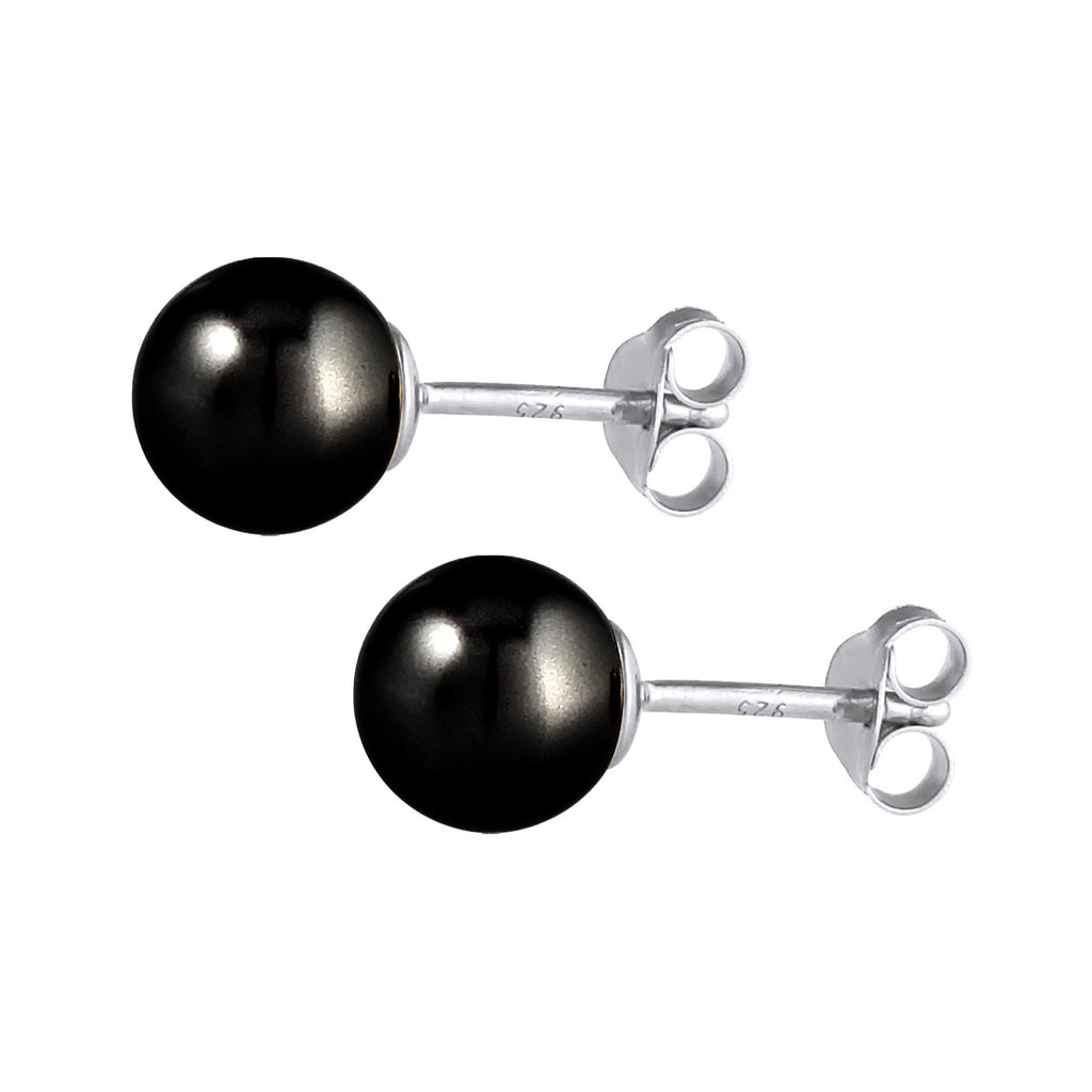 Silber - Nenalina | Ohrstecker | Perle | 925er Sterling Silber