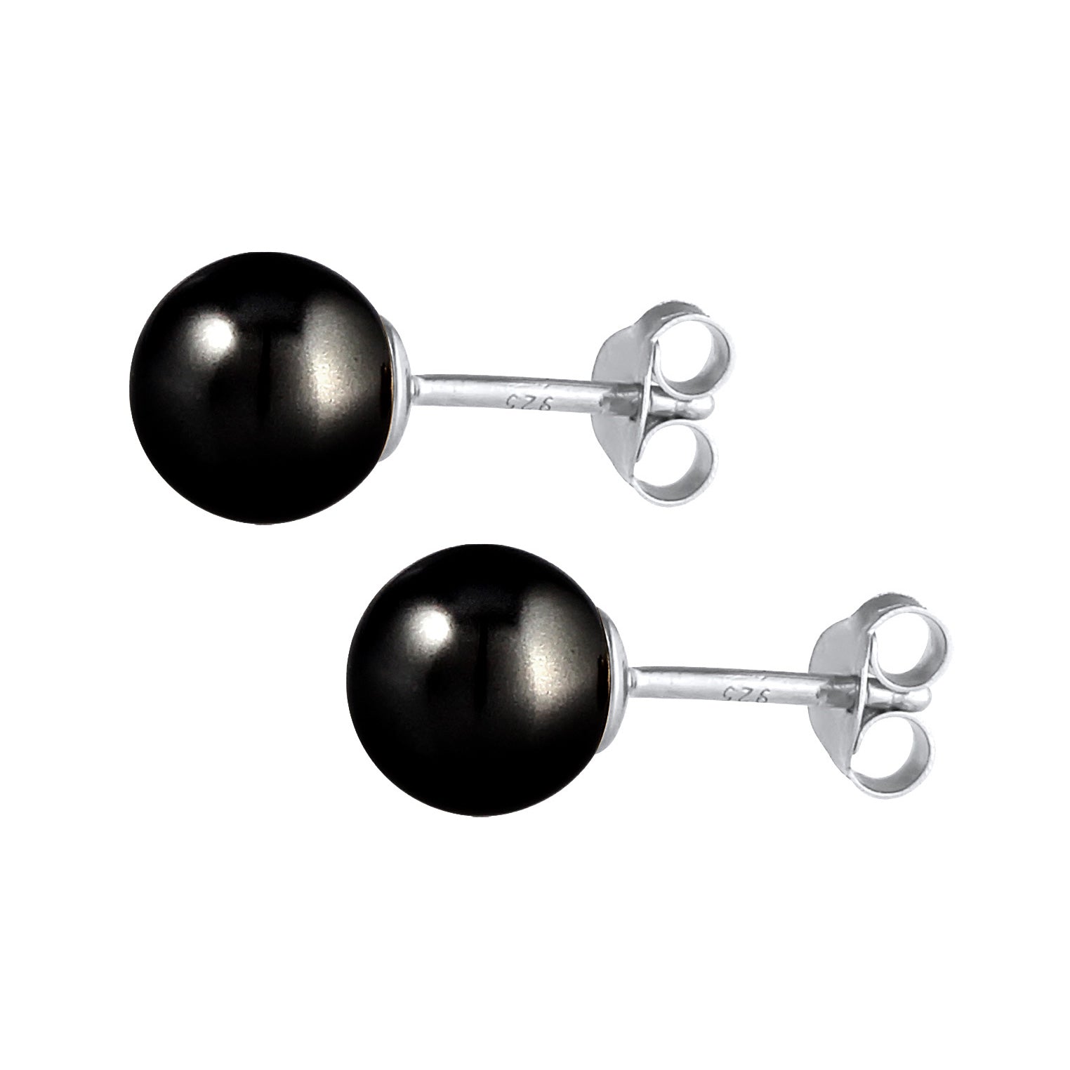 Silber - Nenalina | Ohrstecker | Perle | 925er Sterling Silber