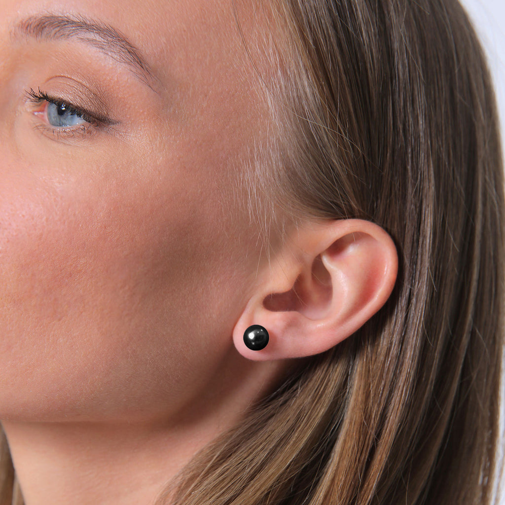 Silber - Nenalina | Ohrstecker | Perle | 925er Sterling Silber