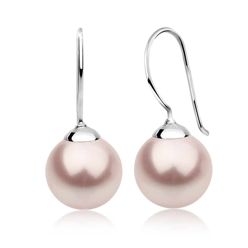 Rosa - Nenalina | Ohrhänger | Perle | 925er Sterling Silber