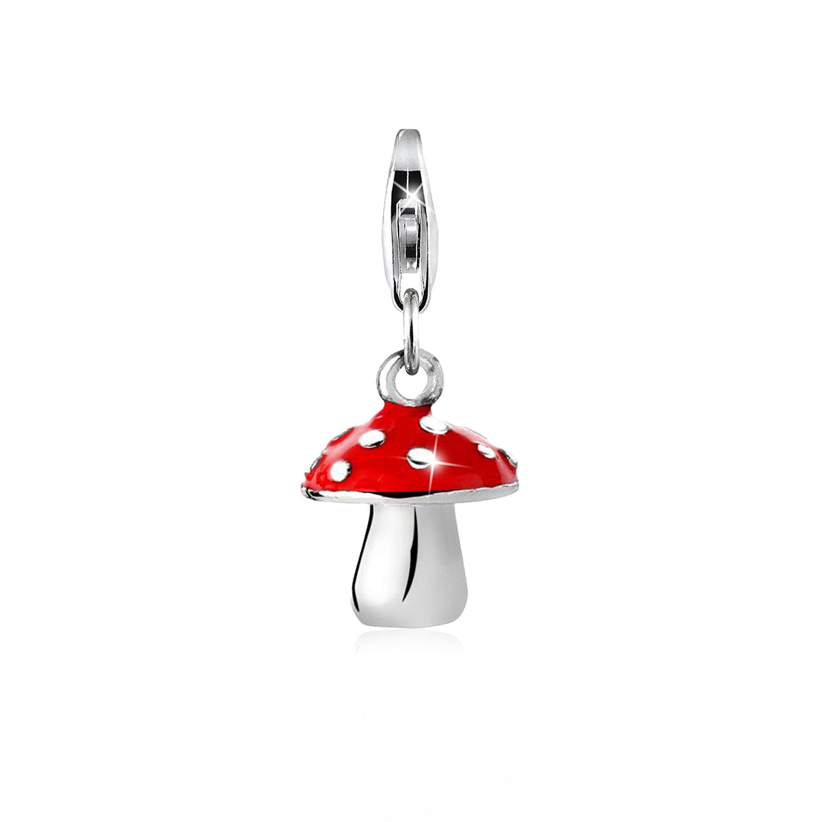 Silber - Nenalina | Charm Fliegenpilz | 925er Sterling Silber
