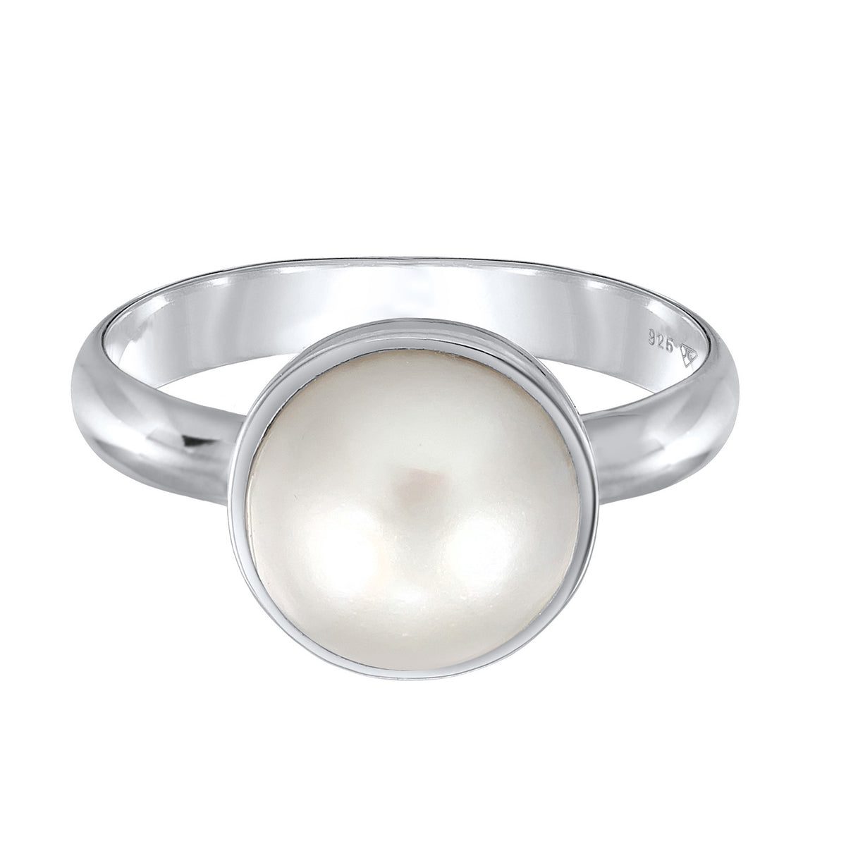 Silber - Nenalina | Ring | Mabe Perle | 925er Sterling Silber