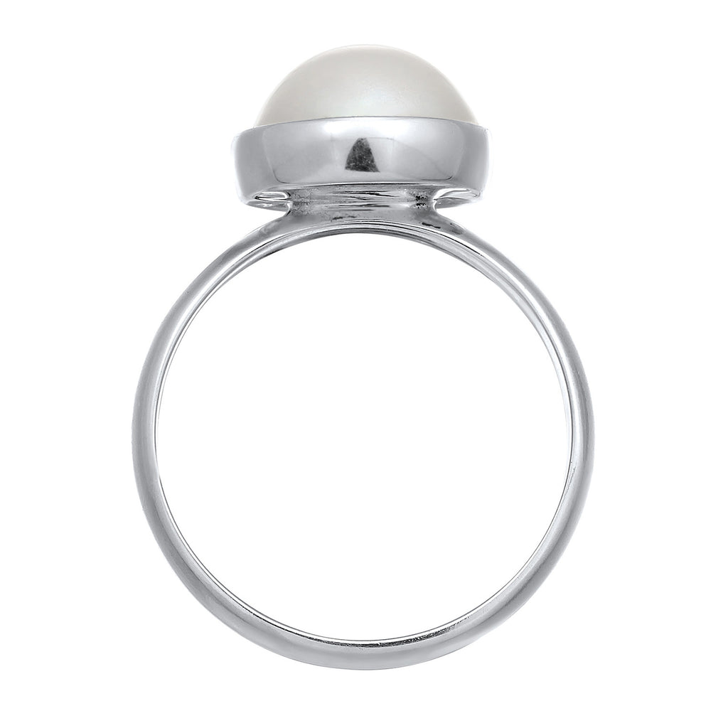 Silber - Nenalina | Ring | Mabe Perle | 925er Sterling Silber