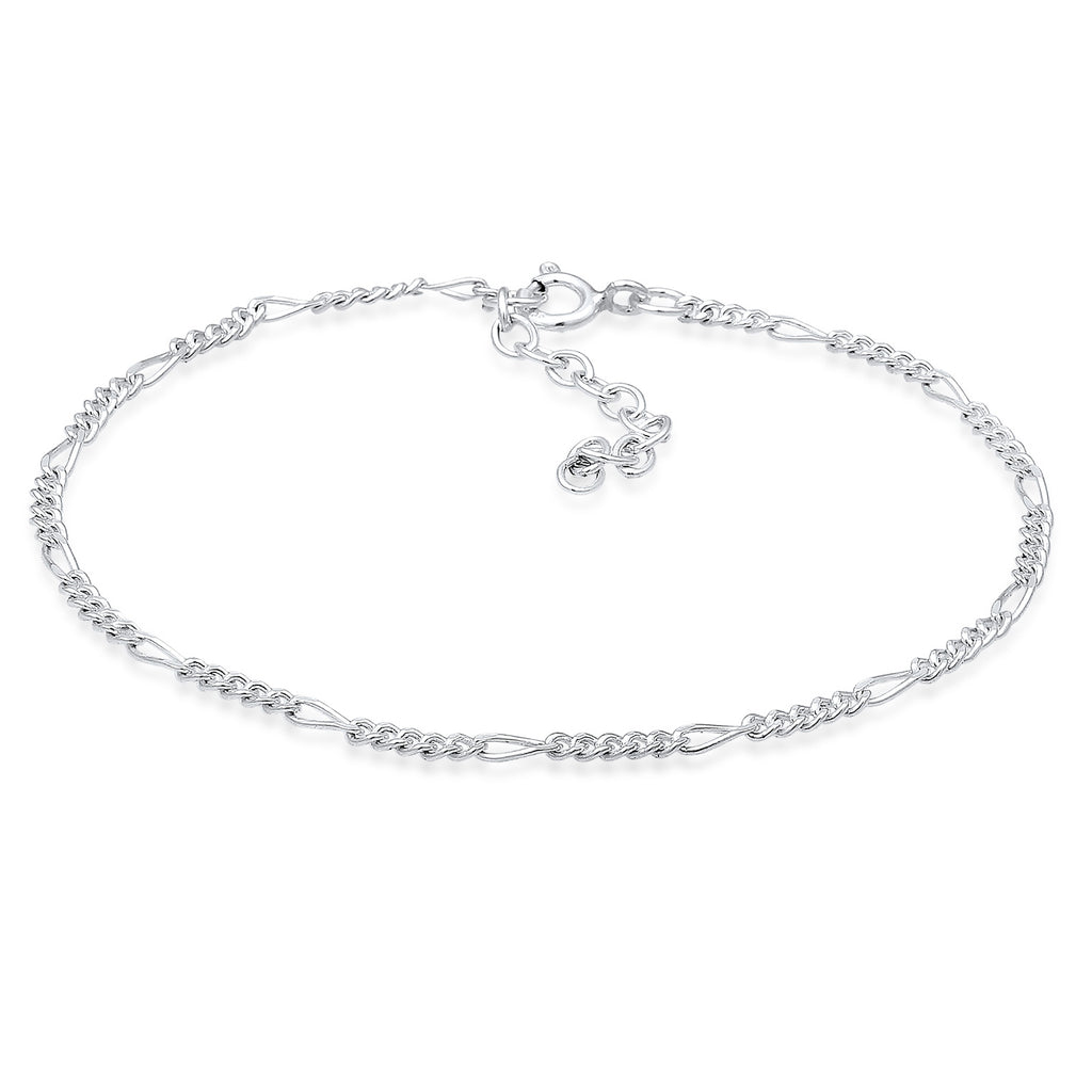 Silber - Elli | Figaro-Gliederarmband | 925er Sterling Silber