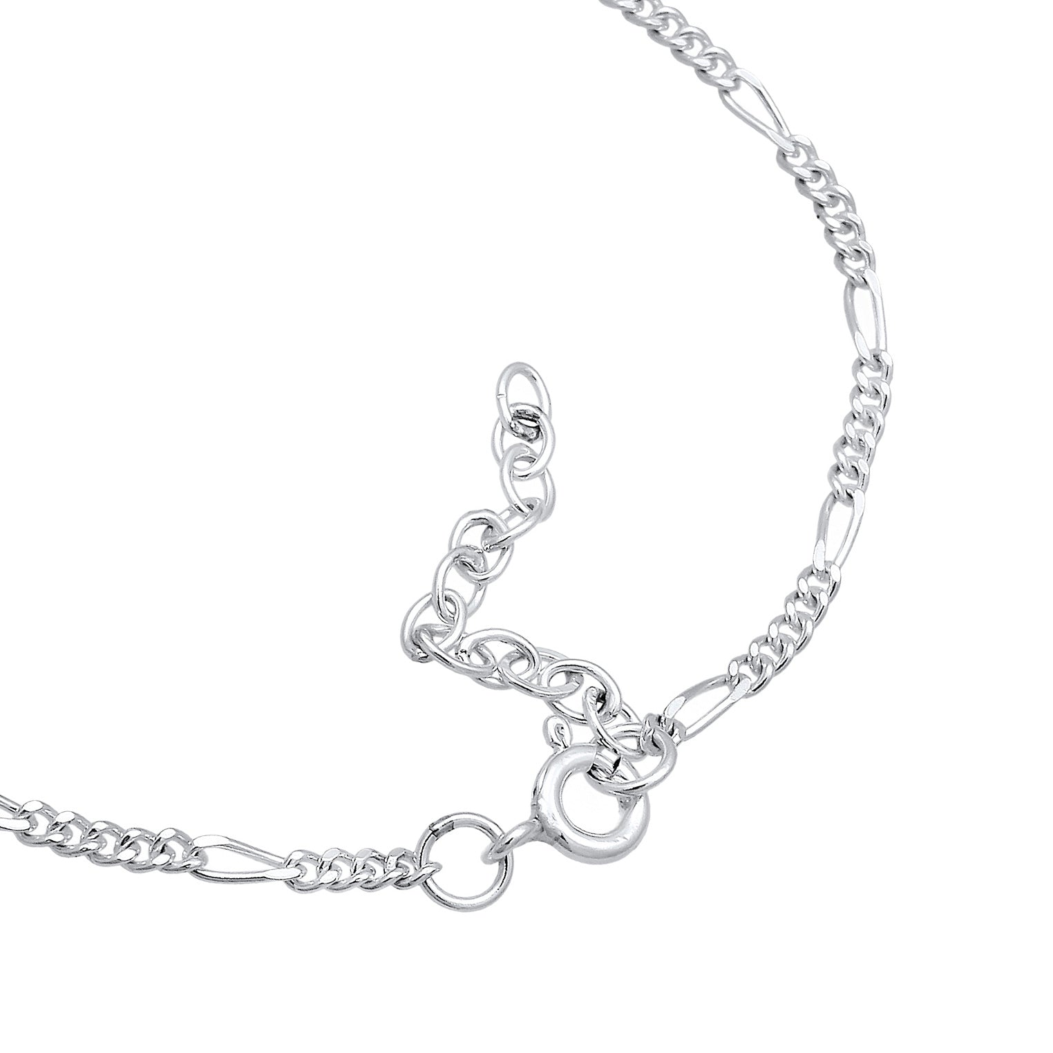 Silber - Elli | Figaro-Gliederarmband | 925er Sterling Silber