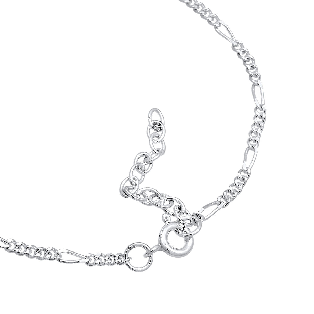 Silber - Elli | Figaro-Gliederarmband | 925er Sterling Silber