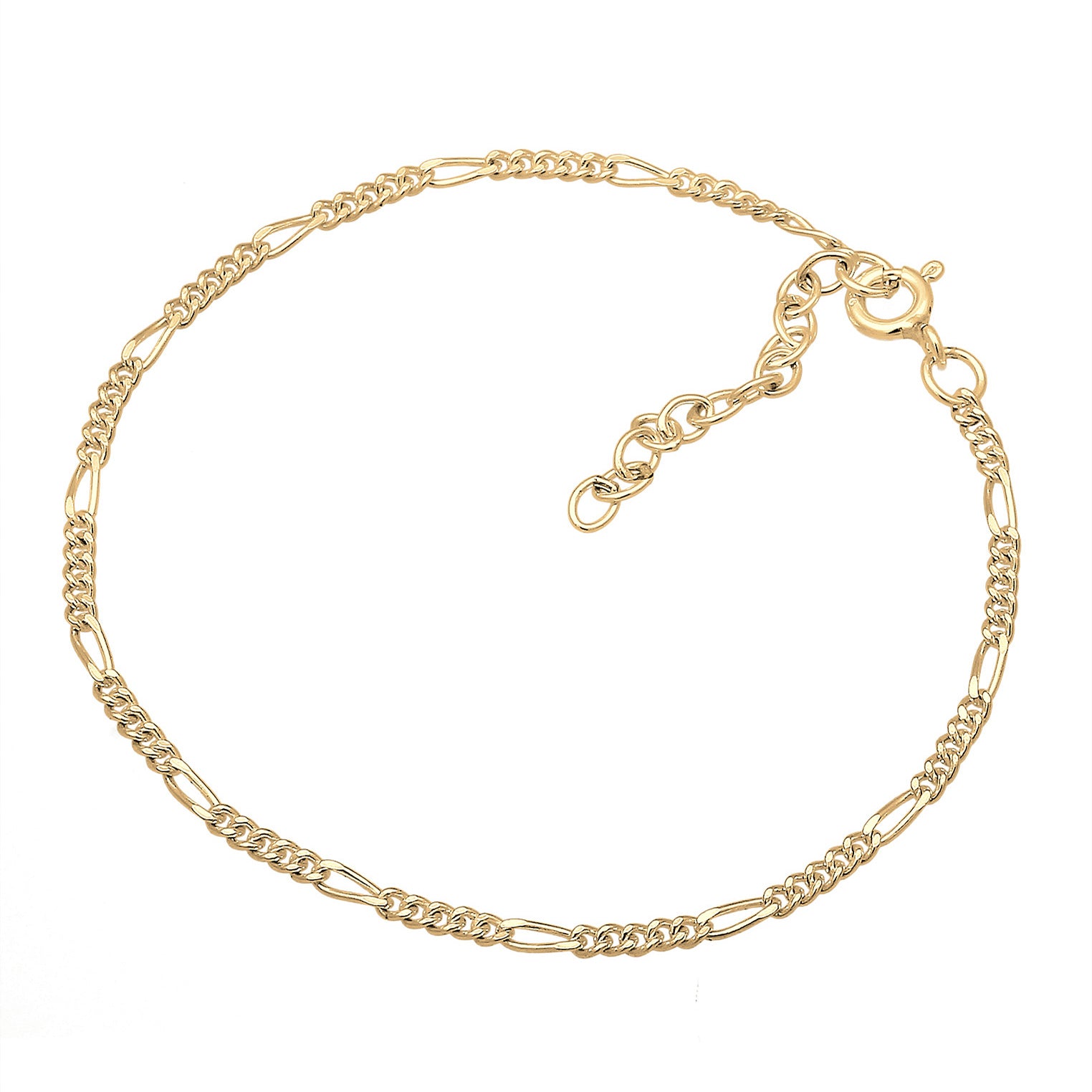 Gold - Elli | Gliederarmband | 925 Sterling Silber vergoldet