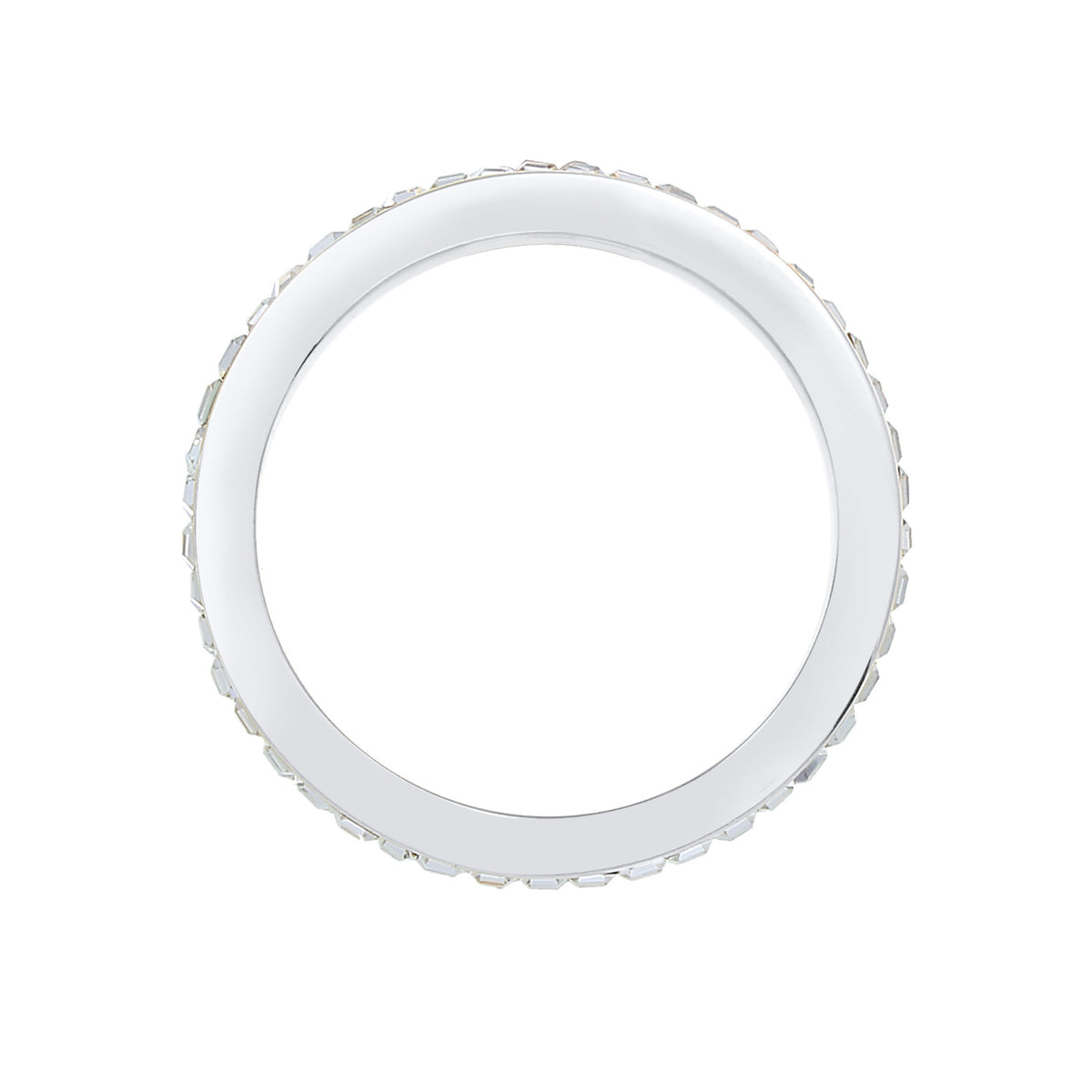 Silber - Elli PREMIUM | Bandring | Kristall (Weiß) | 925er Sterling Silber