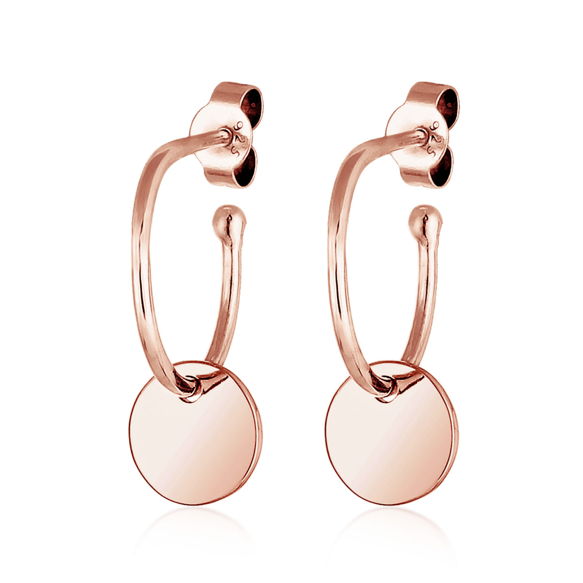 Roségold - Elli | Creole | 925 Sterling Silber Rosegold