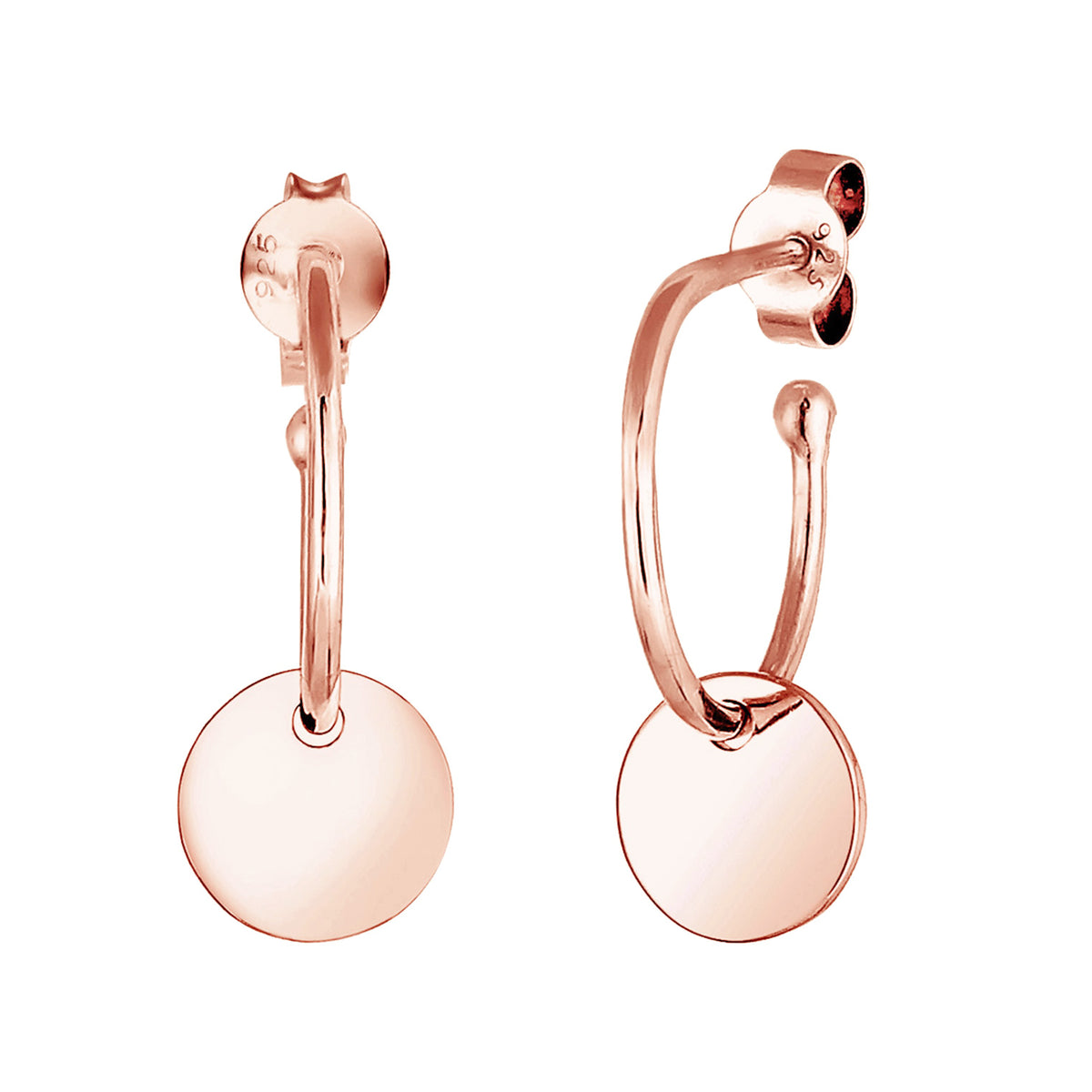 Roségold - Elli | Creole | 925 Sterling Silber Rosegold