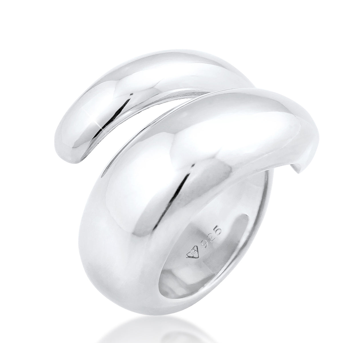 Silber - Nenalina | Chunky Wickelring | 925 Sterling Silber